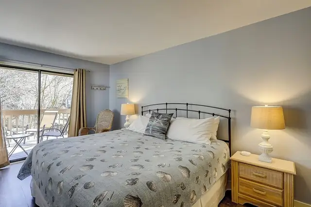 Bedroom at The Moorings 73